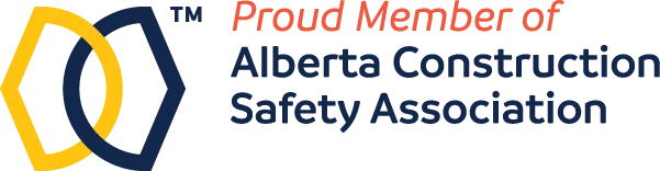 Logo of the alberta construction safety association indicating membership status.